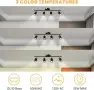 Таванен LED спот Lightbiz с 4 въртящи глави и 4 крушки GU10, снимка 4
