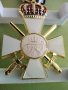 Военен медал Орден на червения орел 3-ти клас с корона и мечове РЕПЛИКА, снимка 4
