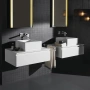 Grohe стенен вудупков смесител за умивалник Eurocube, снимка 3