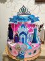 Картонена торта Елза и Анна / Замръзналото кралство 