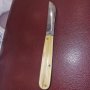 Антично джобно ножче нож с кокалени дръжки, снимка 1 - Ножове - 44376058