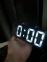 Цифров LED огледален настолен часовник,цифрова аларма,дата,температура и др.функции, снимка 7