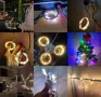 1 бр. USB LED Светлинна  Връв Медно-Сребристо Жица Гирляндна Лампа, Водоустойчиви Приказни Светлини , снимка 4