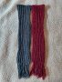 Два зимни шала цвят червен и петролен, снимка 1 - Шалове - 35693010