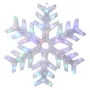5457 Светеща коледна фигура Снежинка с преливащи LED свeтлини, 40 см, снимка 5