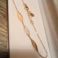 "Алтънбаш" златни гривна и обеци с естествени перли и седеф , снимка 11 - Обеци - 35187168