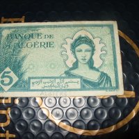 	Алжир 	5 франка 1942 г, снимка 2 - Нумизматика и бонистика - 41484415