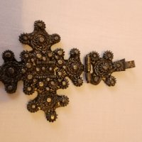 Етиопски православен коптски кръст на панти, античен ръчно изработен християнски медальон, снимка 9 - Други ценни предмети - 41868626