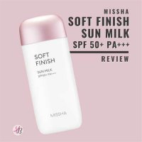 MISSHA Missha Soft Finish Слънцезащитно мляко за лице SPF50+ , 70 мл, корейска, снимка 3 - Козметика за лице - 41768568