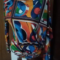 дамска асиметрична блуза, снимка 1 - Блузи с дълъг ръкав и пуловери - 41758844
