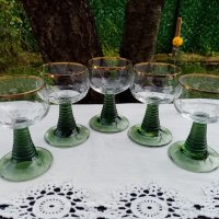 Римски чаши за ракия - 5 бр., снимка 1 - Сервизи - 40939335