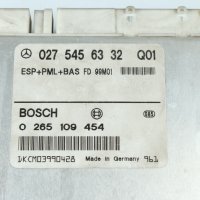 Модул Mercedes W220 ABS ESP PML BAS 0275456332, снимка 2 - Части - 42336916