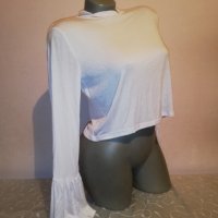 Бяла блуза Boohoo р-р М, нова с етикет , снимка 8 - Корсети, бюстиета, топове - 36016510