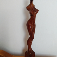 Дървена пластика "Женско тяло", снимка 1 - Други ценни предмети - 44827402