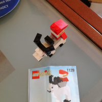 Конструктор Лего Christmas - Lego 1129 - Дядо Коледа на северен елен, снимка 3 - Конструктори - 36237250
