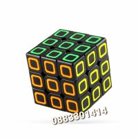 Кубче на Рубик с цветни контури , снимка 1 - Конструктори - 41806466