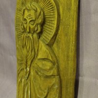 ръчна дърворезба на светец, снимка 9 - Антикварни и старинни предмети - 42263893