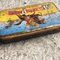 стара метална табакера, кутия за тютюн /цигари/ - GERMANY , снимка 3 - Антикварни и старинни предмети - 38654008