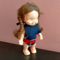 Стара Кукла 14 см, снимка 10 - Колекции - 40156630