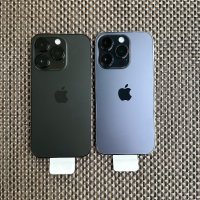 НОВИ!!! /*ЛИЗИНГ*/  iPhone 14 Pro 128Gb Deep Purple / Space Black, снимка 1 - Apple iPhone - 44444430