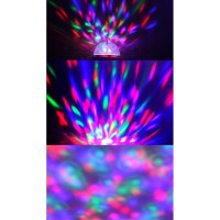Въртяща се диско крушка Е27 лампа със светлинни ефекти, снимка 6 - Лед осветление - 41393868