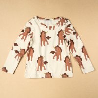 детска пижама комплект Mini Rodini на еднорози 92 2-3 98 3-4 104 4-5 110 5-6, снимка 2 - Детски пижами - 35923892