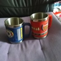 Метални чаши нови  за варене на чай-кафе и пиене- Челси, снимка 1 - Футбол - 42170056