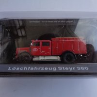 DeAgostini 1:72 STEYR 380 ПОЖАРНА МОДЕЛ ИГРАЧКА КАМИОН, снимка 1 - Колекции - 44156481