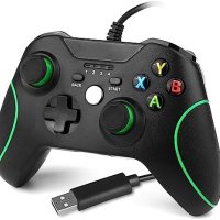 Нов Универсален Гейминг Контролер джойстик за Xbox/PC, Дълъг Кабел, Вибрация, снимка 1 - Аксесоари - 44261305