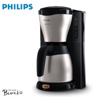 Филтърна кафе машина Philips HD7546 / 20 Gaia с термокана, черна / метална, снимка 2 - Кафемашини - 40266216