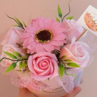 Букети със сапунени цветя, снимка 4 - Подаръци за жени - 40596708
