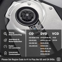 Външно CD/DVD+-RW устройство, USB 3.0, снимка 5 - Други - 33717707