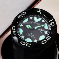 Citizen ’Orca’ ProMaster Diver Eco Drive чисто нов 200 метра дайвър часовник Aqualand, снимка 2 - Мъжки - 41628155