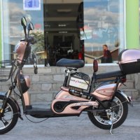 Електрически скутер-велосипед EBZ16 500W - ROSE GOLD, снимка 7 - Мотоциклети и мототехника - 41827667