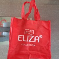 Червени чанти от плат ELIZA, снимка 4 - Чанти - 40123407