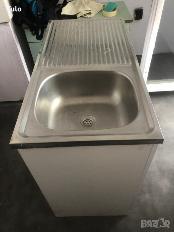 мивка  с отцедник десен   шкаф, снимка 1