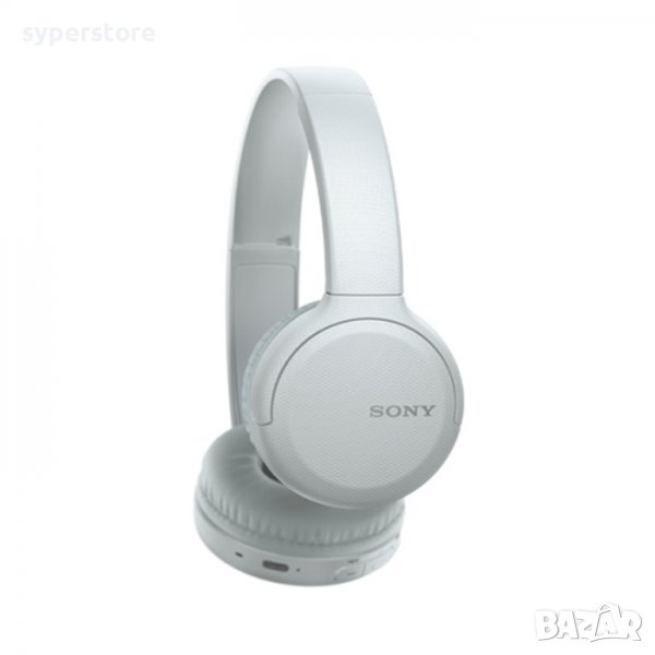 Слушалки Блутут Sony WH-CH510 бели SS300865, снимка 1