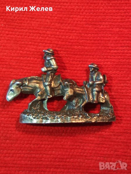 Дон КИХОТ и САНЧО ПАНСА ОЛОВНА МЕТАЛНА СТАТУЕТКА АРТ ФИГУРКА за КОЛЕКЦИЯ 8261, снимка 1