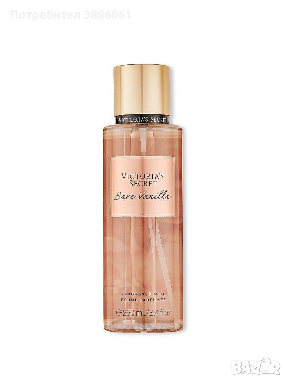 Парфюмен спрей за тяло, Victoria's Secret, Bare Vanilla, 250 мл, снимка 1