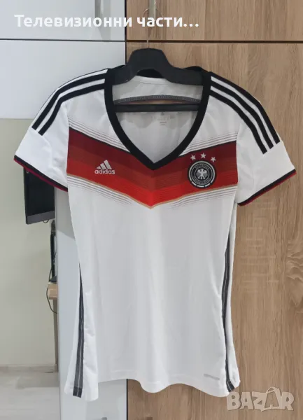 Оригинална женска дамска футболна тениска фланелка на Германия Germany сезон 2014/2015 G76478 Adidas, снимка 1