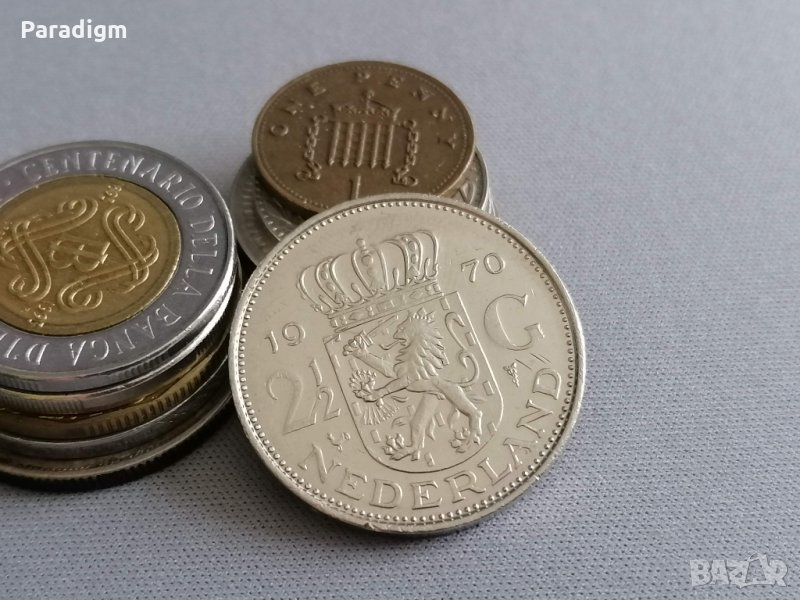 Монета - Нидерландия - 2 и 1/2 гулдена | 1970г., снимка 1