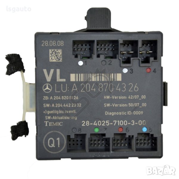 Модул предна лява врата Mercedes-Benz C-Class 204 (W/S/C) 2007-2014 ID:104492, снимка 1