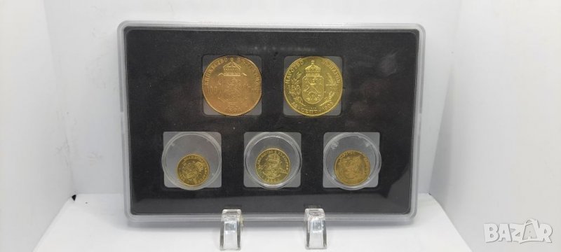 Поставка с пет копия на златните монети от 1894 и 1912 год., снимка 1