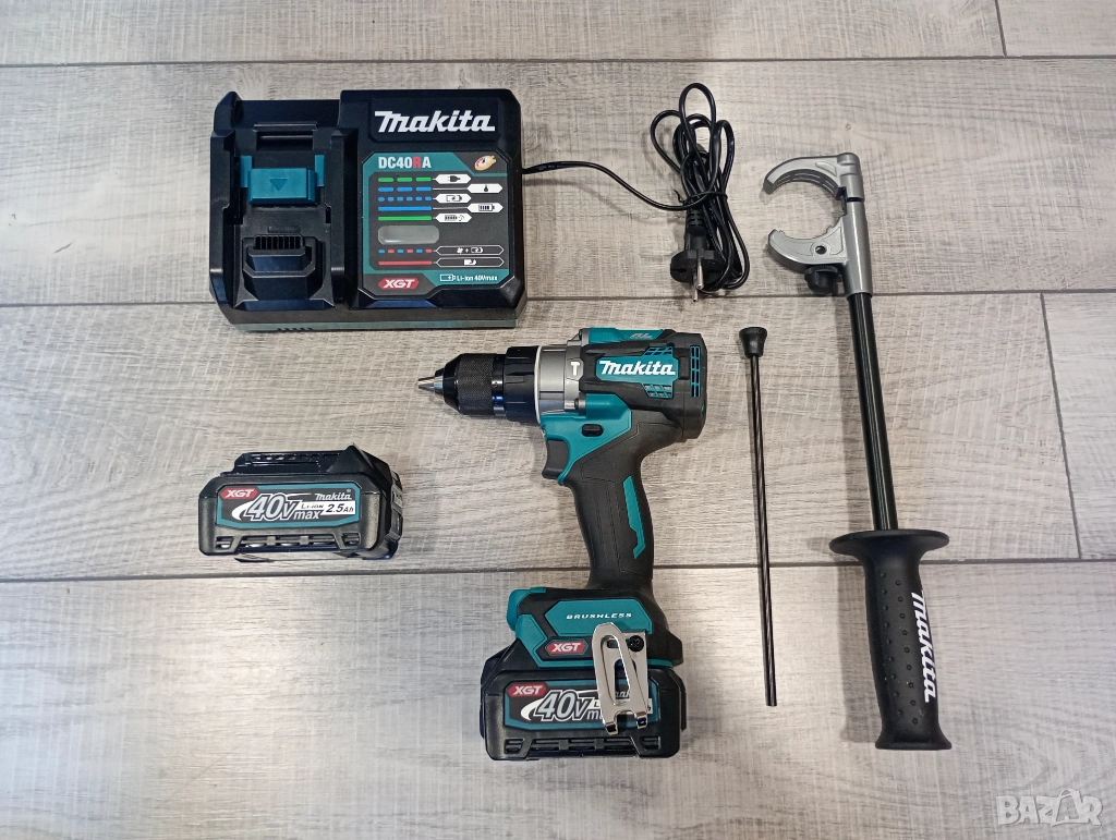Makita HP001G мощен акумулаторен ударен винтоверт 40V, снимка 1