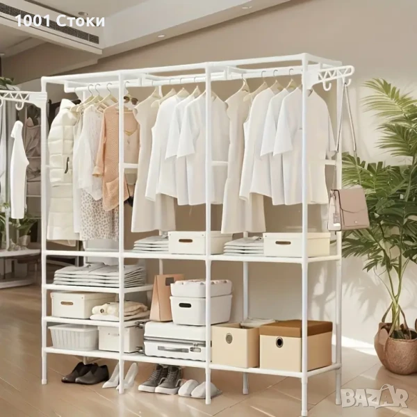 Открит Гардероб/ Етажерка с Голям Капацитет 2цвята, снимка 1