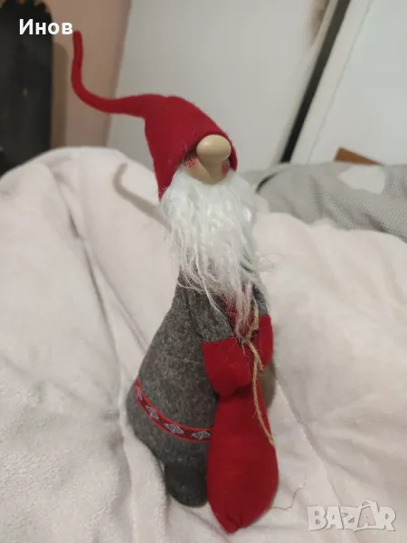 коледна украса дядо Коледа с пясък , снимка 1