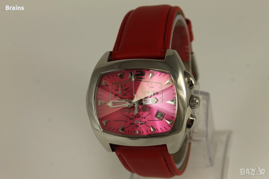 Дамски Стоманен Кварцов Хронограф CHRONOTECH Prisma, снимка 1