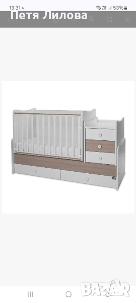 Бебшко креватче 3в1, снимка 1