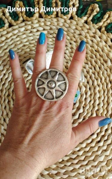 Оригинален дамски пръстен. Бижута Луди гъби. Идея за подарък за жена., снимка 1