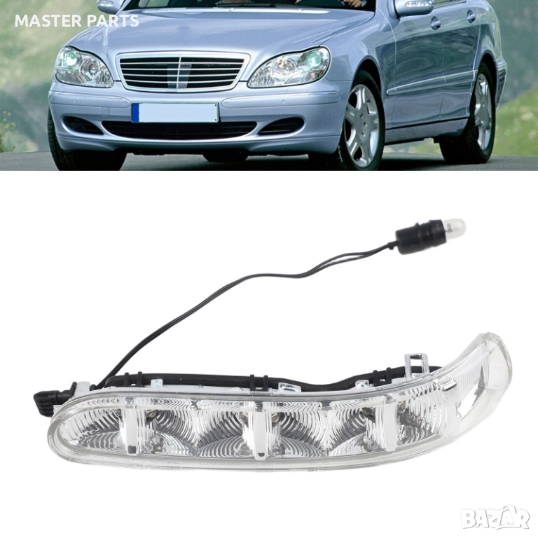 НОВИ ! Супер ярки LED Мигачи за Mercedes W220 S-Class / W215 CL ЛЕД., снимка 1